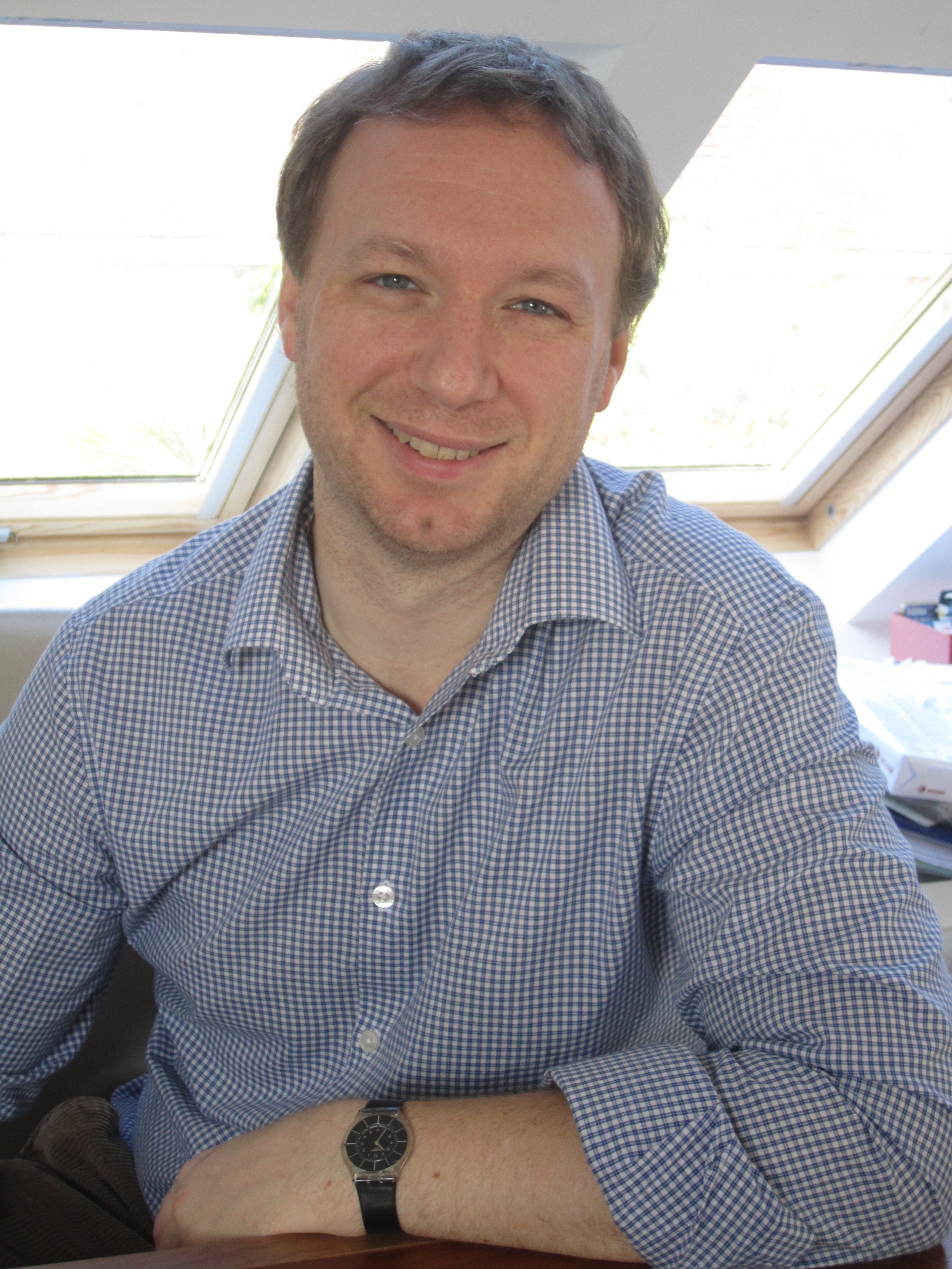 Man smiling at camera